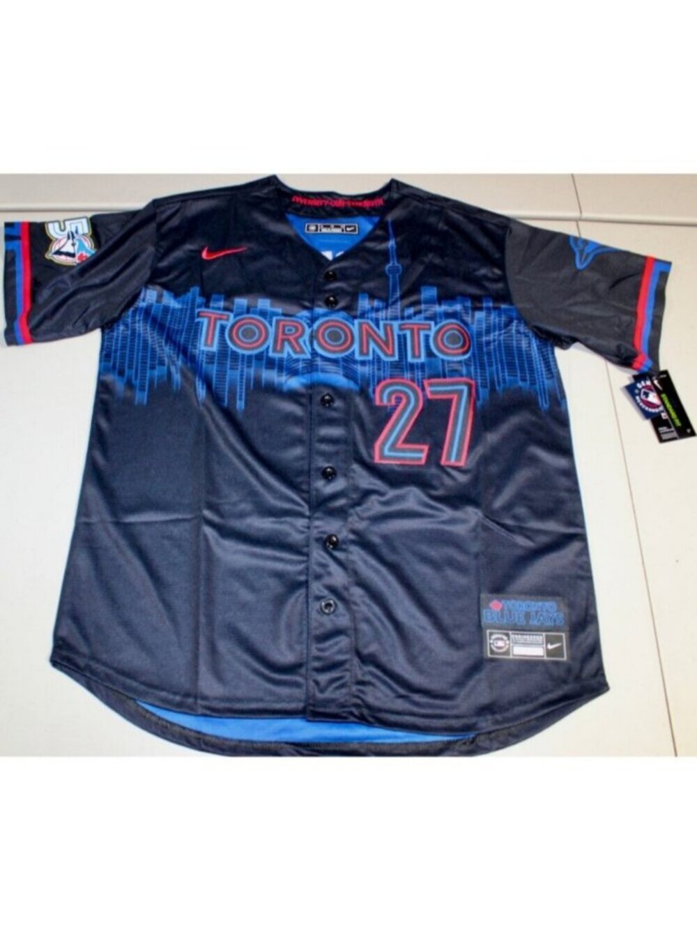 Vladimir Guerrero Jr Toronto Blue Jays City Connect Jersey XL 50 Anniversary